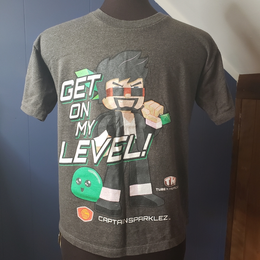 Tube Heroes Captain Sparklez Shirt 14/16 YouTuber